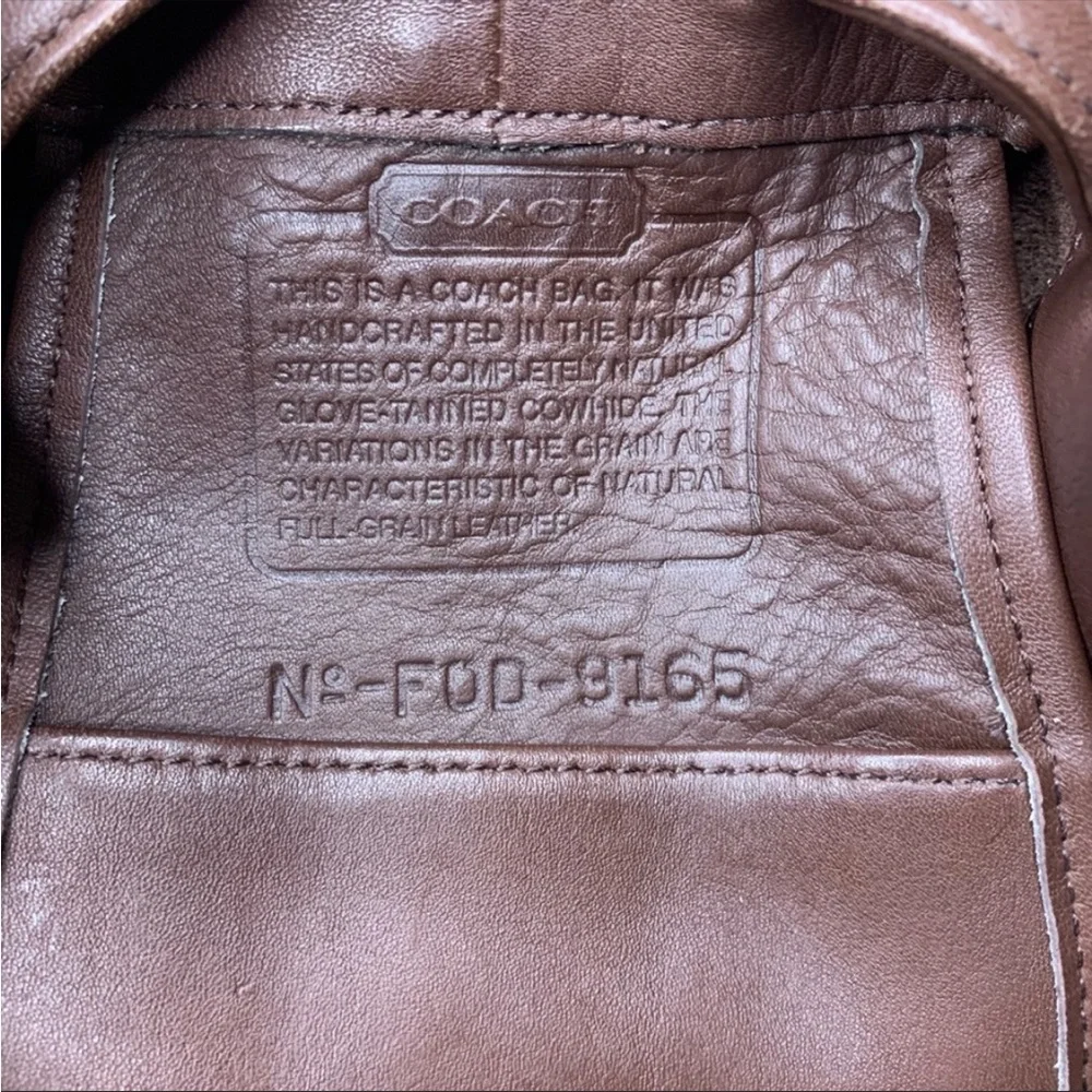 COACH LEGACY CHOCOLATE BROWN BAG